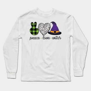 Peace Love Witch Long Sleeve T-Shirt